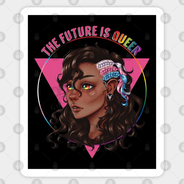 The Future Is Queer Sticker by Sage Hart
